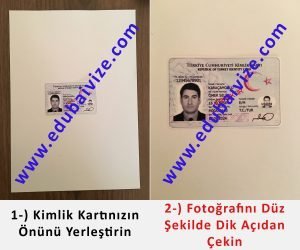 dubai vizesi için gerekli belgeler - tc kimlik kartı ön taraf örneği